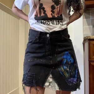 Denim skirt